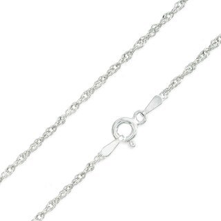 Gauge Singapore Chain Necklace in Sterling Silver