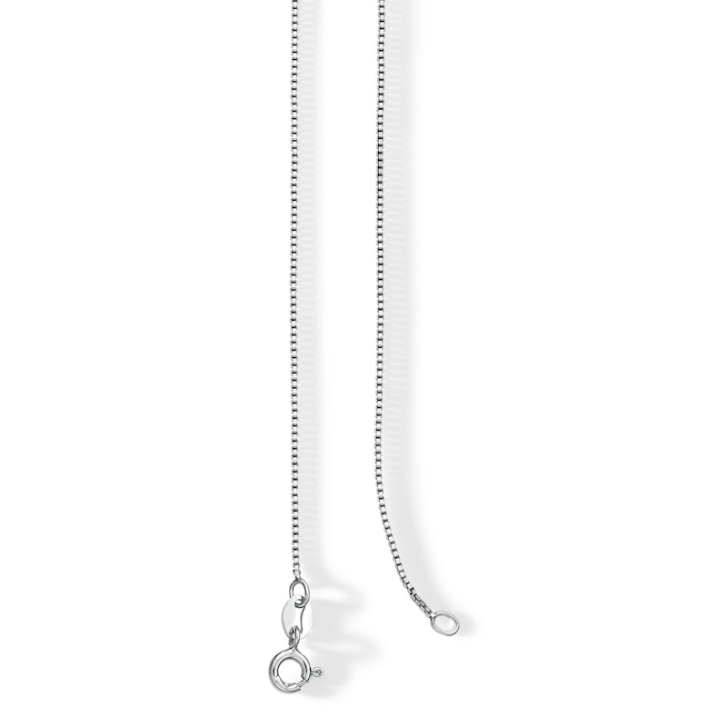 Made in Italy 015 Gauge Box Chain Necklace in Solid Sterling Silver - 24"