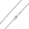 Gauge Rope Chain Necklace in Sterling Silver