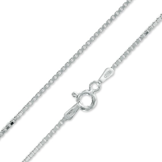 Made in Italy 1.2mm Box Chain Necklace in Sterling Silver - 26"