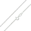 100 Gauge Twist Box Chain Necklace in Sterling Silver - 20"