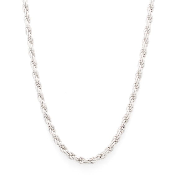 Made in Italy Gauge Rope Chain Necklace in Sterling Silver