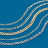 Thumbnail Image 1 of Made in Italy 100 Gauge Rope Chain Necklace in Sterling Silver - 26"