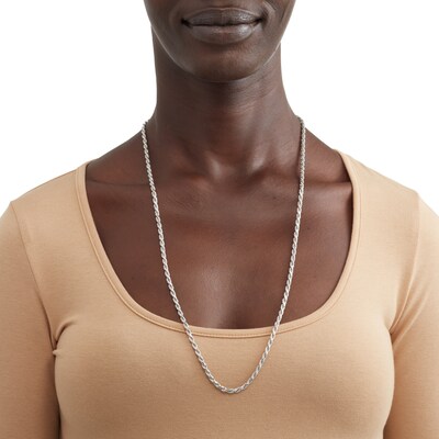 Sterling Silver Rope Chain Made in Italy