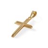 Thumbnail Image 2 of Made in Italy Diamond-Cut Cross Charm in 10K Gold
