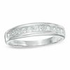 Princess-Cut Cubic Zirconia Anniversary Band in Sterling Silver - Size 8
