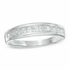 Thumbnail Image 0 of Princess-Cut Cubic Zirconia Anniversary Band in Sterling Silver - Size 8