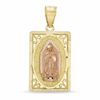 Our Lady of Guadalupe Charm in 10K Two-Tone Gold