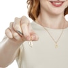 Thumbnail Image 6 of "Te Amo" Breakable Heart Cross Charm in 10K Two-Tone Gold