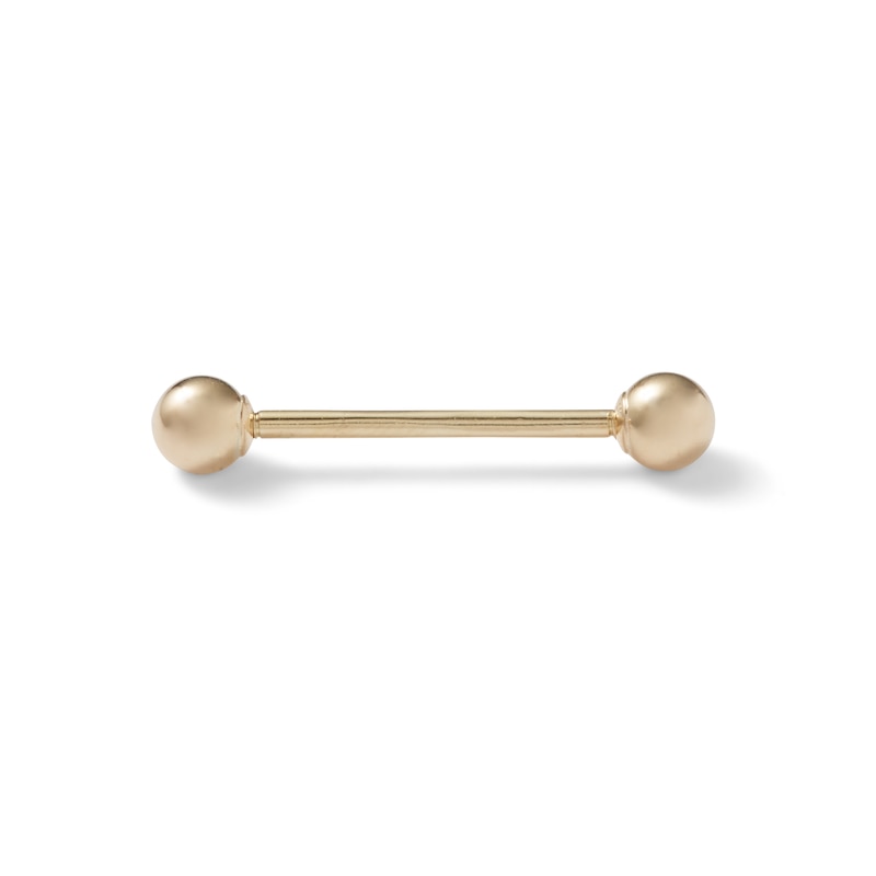 10K Gold Tube Barbell - 14G | Banter