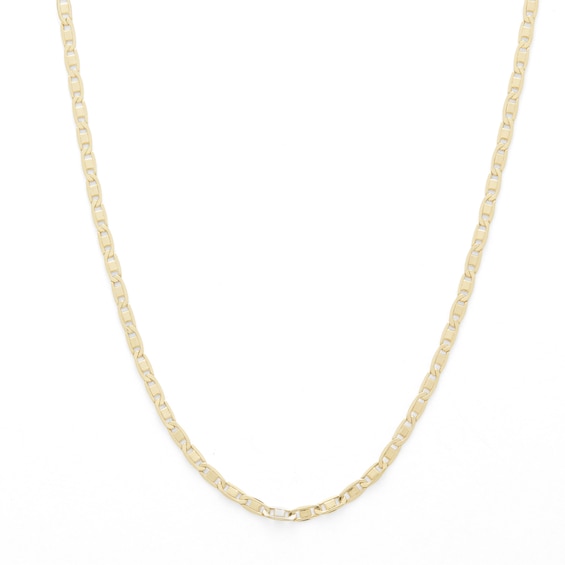 10K Hollow Gold Valentino Chain