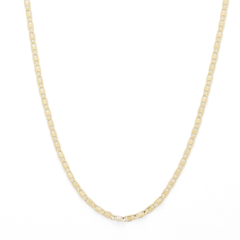 1.7mm Valentino Chain Necklace in 10K Hollow Gold - 18"