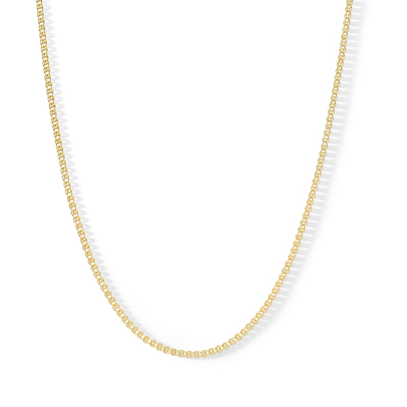 Main Image 1 of 10K Hollow Gold Fashion Chain - 18"