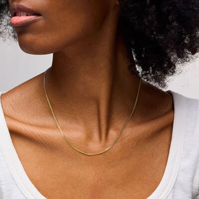 10K Hollow Gold Rambo Chain