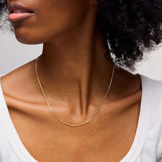 10K Hollow Gold Rambo Chain