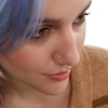 Thumbnail Image 2 of Stainless Steel Crystal Nose Stud and Hoop Set - 20G