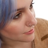 Thumbnail Image 2 of Solid Stainless Steel Nose Stud and Ring Set - 20G