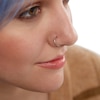 Thumbnail Image 3 of Solid Stainless Steel Nose Stud and Ring Set - 20G