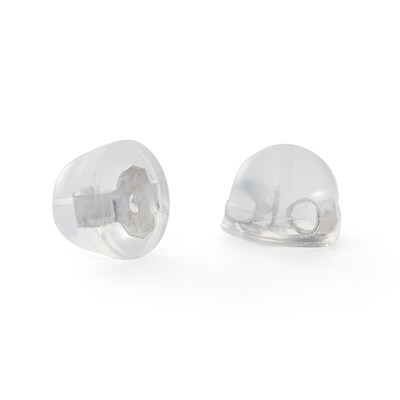Solid Sterling Silver 4mm Black CZ Solitaire Studs