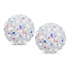 Thumbnail Image 0 of 8mm Iridescent Crystal Ball Stud Earrings in Sterling Silver