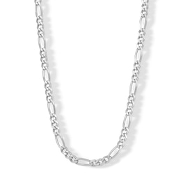 Made in Italy 120 Gauge Figaro Chain Necklace in Sterling Silver - 20&quot;