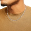 Thumbnail Image 1 of Made in Italy 120 Gauge Figaro Chain Necklace in Sterling Silver - 20"