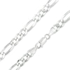 Thumbnail Image 1 of Made in Italy 150 Gauge Figaro Chain Necklace in Sterling Silver - 24"