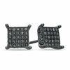 Thumbnail Image 0 of 1/3 CT. T.W. Black Diamond Square Stud Earrings in Black Rhodium Sterling Silver