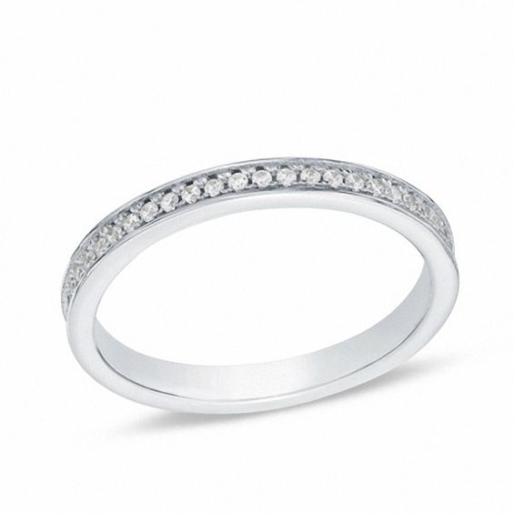 定番人気！ Cubic Zirconia Silver Sterling in Band Fit Comfort Thin ブラインド