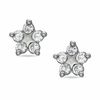 Thumbnail Image 0 of Child's Cubic Zirconia Star Stud Earrings in Sterling Silver