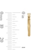 Thumbnail Image 6 of 2 x 16mm Twist Hoop Earrings in 10K Gold