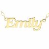 Thumbnail Image 0 of Script Name Necklace in 10K Gold (10 Characters)