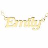 Thumbnail Image 1 of Script Name Necklace in 10K Gold (10 Characters)