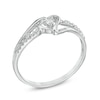 Thumbnail Image 1 of Diamond Accent Heart Promise Ring in 10K White Gold