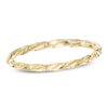 Twisted Thumb Ring in 10K Hollow Gold - Size 10