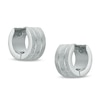 Thumbnail Image 1 of Huggie Hoop Earrings in Stainless Steel