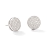 Thumbnail Image 1 of Diamond Accent Round Stud Earrings in Sterling Silver