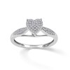 Thumbnail Image 1 of 1/5 CT. T.W. Composite Diamond Heart Ring in Sterling Silver