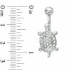 Thumbnail Image 2 of 014 Gauge Belly Button Ring with Crystals in Stainless Steel
