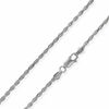 Sterling Silver 050 Gauge Rope Chain Necklace - 16"