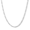 Thumbnail Image 1 of Sterling Silver Figaro Chain Made in Italy - 24"