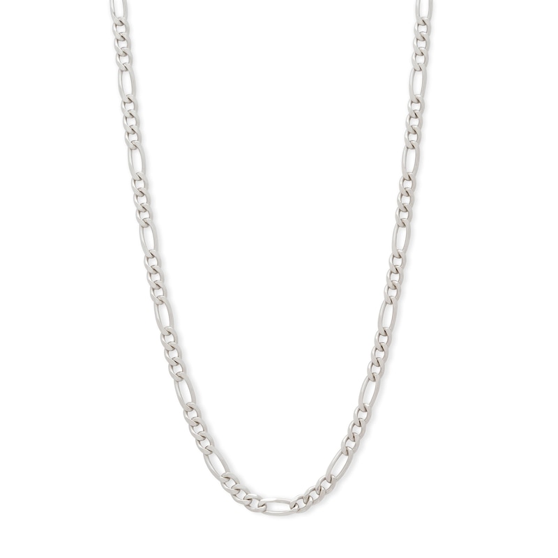 Made in Italy 100 Gauge Figaro Chain Necklace in Sterling Silver - 24"