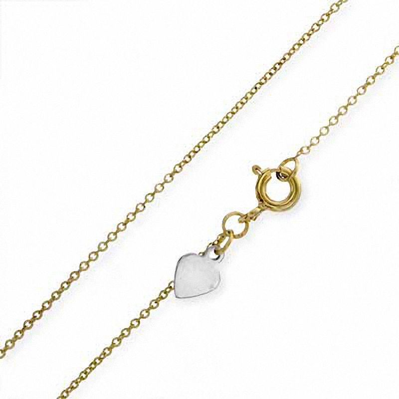 Main Image 1 of 14K Gold Bonded Sterling Silver .95mm Cable Chain Necklace - 20"
