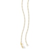Thumbnail Image 2 of 2.15mm Figaro Chain Necklace14K Hollow Gold Bonded Sterling Silver - 16"