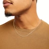 Thumbnail Image 1 of 2.15mm Figaro Chain Necklace 14K Hollow Gold Bonded Sterling Silver - 20"