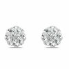 Child's 5.5mm Ball Stud Earrings with Crystals in Sterling Silver