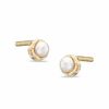Child's 2.5mm Cultured Freshwater Pearl Stud Earrings in 10K Gold
