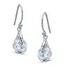 Thumbnail Image 0 of 8mm Cubic Zirconia Dangle Drop Earrings in Sterling Silver