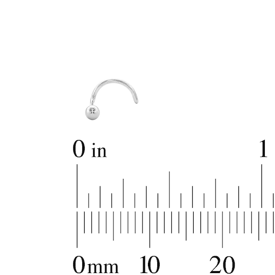 Solid Stainless Steel CZ Nose Stud Set - 22G