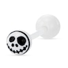 Thumbnail Image 1 of 014 Gauge ©Disney Jack Skellington Acrylic Barbell in White Biopierce